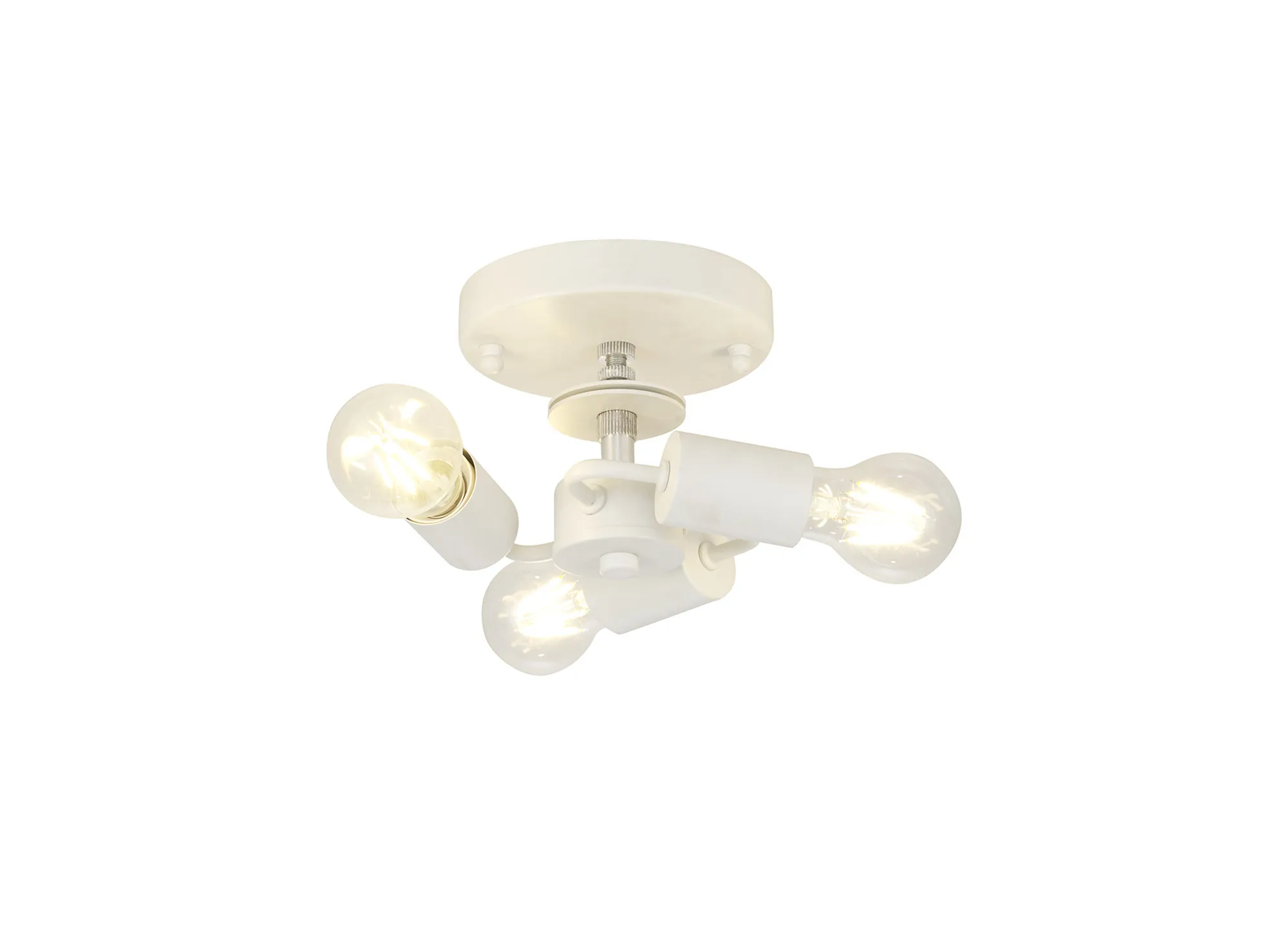 D0634  Baymont Flush Ceiling 3 Light White